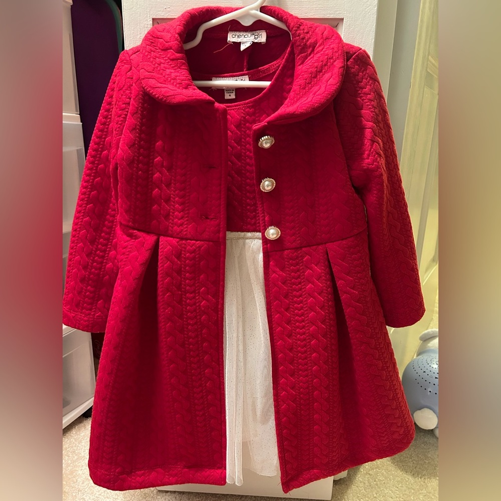 Dress with matching jacket